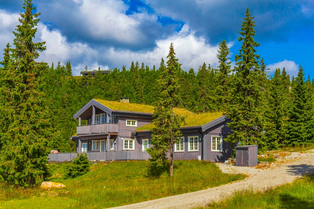 Beautiful,Landscape,Panorama,Of,Norway,Fåvang,Kvitfjell,Ski,Area,With